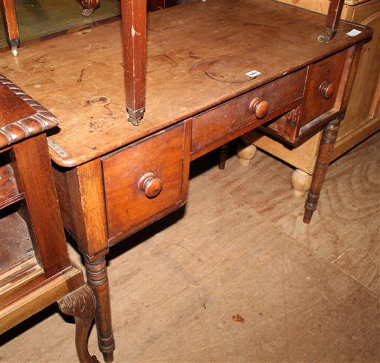 Pine writing desk